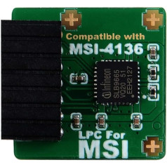 Newhail TPM2.0 moduļa TPM LPC 14 pinu modulis ar Infineon SLB9665 MSI mātesplatei, kas ir savietojams ar TPM2.0 (MS-4136)