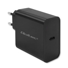 Super ātrs pd lādētājs | 1xusb-c | 65w | 5-20v | 3-3.25a | melns