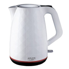 Adler AD 1277 electric kettle (2200w 1.7l; white)