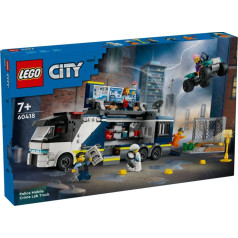 Lego City 60418 Police Mobile Crime Lab Truck Konstruktors