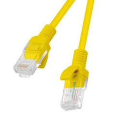 Lanberg patchcord utp cat.5e 30m yellow (fluke passed) pcu5-10cc-3000-y