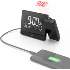 Alarm clock plus charge with projector