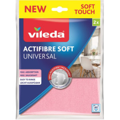 vileda actifibre mīksts universāls audums 2 gab.