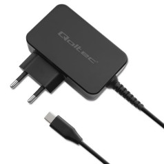 gan power pro lādētājs | 1xusb-c | 65w | 5-20v | 3-3.25a | melns