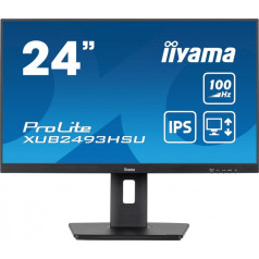 Monitors 23,8 collu xub2493hsu-b6 ips.hdmi.dp.2x2w.usbx2.slim.has (150 mm)