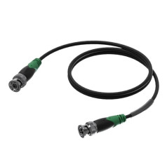 BNC male cable - BNC male - 50 ohm 1.5m - clv156/1.5
