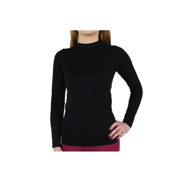 Gymhero bezšuvju T-krekls ar garām piedurknēm W 766-BLACK / S