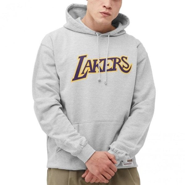 Mitchell & Ness Mitchell & Ness Team Logo Hoody Los Angeles Lakers M HDSSINTL1050-LALGREY / XL