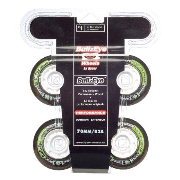 HYPER Inline Wheel Bullzeye - 82A - 70/72/76
mm - 4er Set 70