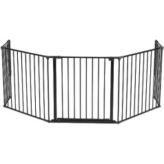 Baby Dan Door Gate / Fireguard / Barrier Gate Made in Denmark Various Sizes, Charcoal Grey or White Grid (90 - 278 cm)