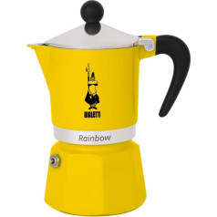 Bialetti rainbow 6tz coffee maker, yellow