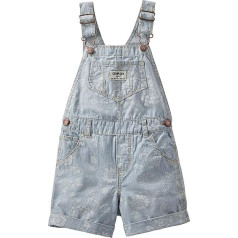 Carter's Oshkosh B 'Gosh Baby Clothes Apģērbs Meiteņu puķaini Hickory Stripe šorti - zili