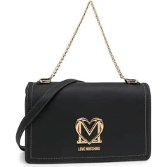 Love Moschino sieviešu melna rokassomiņa Jc4227pp0hkg000, melna