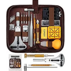 Watch Repair Kit, 149 Pieces Watch Tool Set, Watch Battery Replacement and Back Remover Tool Set, Professional Spring Bar Tool Set, Watch Band Link Pin Adjustment Tools with