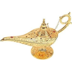 Sorand Aladdin Magic Lamp Eļļas lampa Arabic Genie Lamp Genie Light Indijas Dekorācija Aladdin Genie Lampa kā kāzu galda noformējums vai logu noformējums bērnu istabā Dāvana ballītei / Helovīnam /