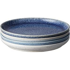 Denby Studio Blue 21 cm vidējs šķīvis, 4 komplektā