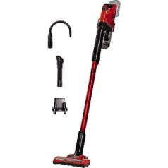 Einhell TE-SV 18 Li-Solo Power X-Change Cordless Handle Vacuum Cleaner (Li-Ion, 18 V, Bagless Cordless Vacuum Cleaner, 0.6 L Collection Container, Cyclone Technology, Triple Filter System), Red/Black