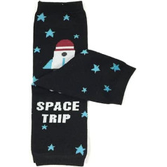 Wrapables Colorful Baby Leg Warmers, space trip, One Size