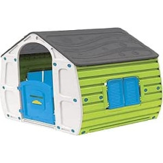 PARADISO TOYS NV T02527 Paradiso Toys Summer Playhouse for Children, Garden Shed Maisonette, 102 x 90 x 109 cm, Black, Large