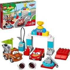 Lego 10924 Duplo Cars Lightning McQueen's Big Race Disney Pixar Cars rotaļlieta maziem bērniem no 2 gadiem