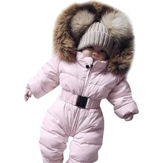 Onesie meitenīte ar rāvējslēdzēju Rudens drēbītes siltas zīdaiņu drēbītes 0-6 mēn. Flīsa guļammaiss ar ausīm Kapuce Ziemas sākuma aprīkojums Jaundzimušā zīdaiņa apģērbs Bērnu uzvalks