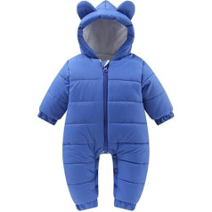 Snowsuit Baby 80 Ziemas pirmais aprīkojums Jaundzimušajam ar rāvējslēdzēju