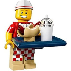 LEGO kolekcionējamās minifigūras, 17. sērija 71018 — Hotdogu vīrs [vaļīgs]