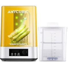 Anycubic Wash and Cure UV LED cietināšanas ierīce ar mazgāšanas funkciju, kas piemērota 405 nm / 356 nm LCD / DLP 3D printerim