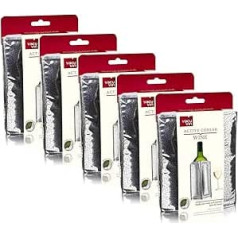 - Vacu Vin “Rapid Ice Silver” Wine Cooler Pack of 5