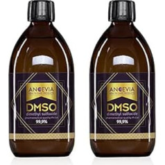 ANCEVIA® DMSO 1000 ml - 2 x 500 ml - 99,9% Tīrība Ph. Eur. - Dimetilsulfoksīds - Farmaceitiskā tīrība - brūnā stikla pudelē