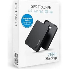 Zen L GPS Tracker - Motion Sensor & Theft Warning without SIM Card. GPS Tracker Car, Motorcycle, Scooter - Waterproof & Interference Protection, Europe-wide Subscription Included