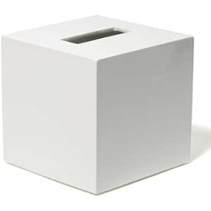 Jonathan Adler Cosmetic Tissue Box with Lacquer Tissue Box Cover, White, One Size