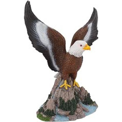 Realistische Adler-Skulptur-Ornament, Exquisite Kunstharzkonstruktion, die Adel und Tapferkeit symbolisiert. Dekoratīva Adlera statuja, Perfekt für den Schreibtisch.