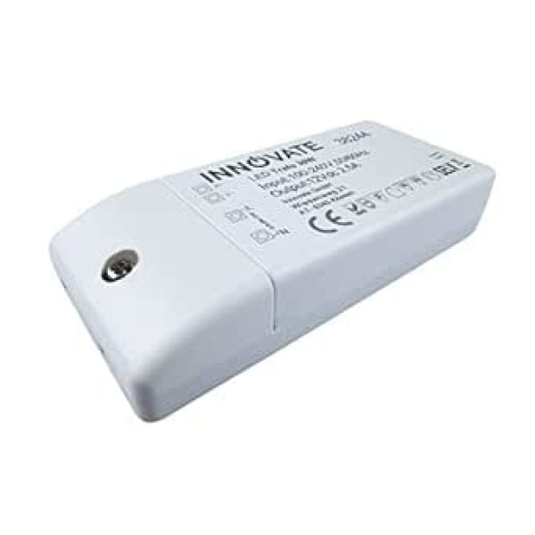 Innovate LED Transformer ECO 12-24 volti/līdzstrāva, 0-30W - 1,25A LED draiveris - elektroniskais transformators - barošanas avots - draiveris - barošanas avots