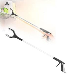 Reacher Grabber Tool, Lightweight Rotating Hand Grabber, Trash Pick Up Tool, Non-Slip, Long Litterpicker, Grab Assistant, 82.5 cm