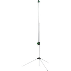 Amig - Garden Shower | with Tripod and Height Adjustable | 1.35 to 2.35 m | Adjustable Water Flow | Spray Head | Ideal for Pools or Patios | Aluminium and ABS Plastic | Pistachio Green