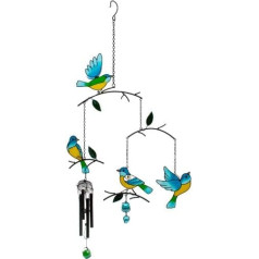 Viele Vögel in den Zweigen hängend Windchime