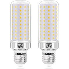 SanGlory 20 W E27 LED spuldze silta balta kukurūzas spuldze E27 3000 K, 2150 LM Aizstāj spuldzes 180 W, LED enerģijas taupīšanas spuldze E27 kukurūzas vālītes spuldze, skrūve E27 LED apgaismojums nav regulējams, iepakojumā 2