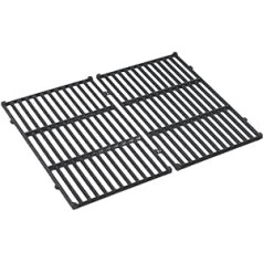 44.5 cm Cast Iron Cooking Grate for Weber Spirit I & II 300 Accessories, Spirit E310, E320, E330, S310, S320, S330, SP320 Gas Grills (with Front Control Buttons), Grate Replacement Parts for Weber