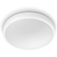 Philips LED Doris vannas istabas griestu gaisma 17 W IP44, silts balts 2700 k