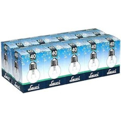 Leuci 10 x spuldzes P45 40 W E27 dzidrs, silti balts, regulējams