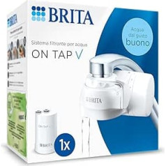 BRITA On Tap V ūdens filtru sistēma ar 1x V filtru — ilgtspējīgam ūdenim ar vislabāko garšu tieši no krāna