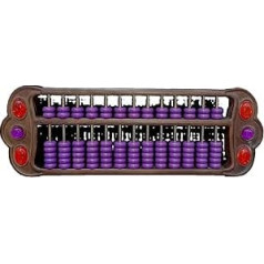 Antikvāri rotājumi Treasure High Imitation Purple Jade Abacus, Abacus Gredzens, Zelts 10 000 Taels, seine Bedeutung besteht darin, Reichtum in Schätze zu locken, Reichtum ist breit, erstklassige Qualität, d