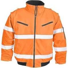 HTR 2639-xl-5100 Größe X-Large Hohe Sichtbarkeit Pilot Jacke — oranža