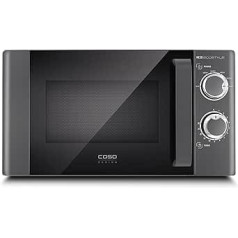 Caso M20 Ecostyle microwave, easy to use, 20 L cooking chamber, 700 watt power, turntable diameter 24.5 cm, anthracite