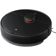 Xiaomi Mi Robot Vacuum Mop 2 Ultra Suction & Mop Robot (4000Pa sūkšanas jauda, 3D šķēršļu novēršana, LDS sensori, 550 ml putekļu tvertne, 200 ml ūdens tvertne, Mi Home App, Alexa, Google Assistant) Melns.