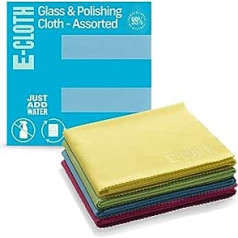 e-cloth Microfiber Polishing Cloth - Microfiber Polishing Cloth - Polishing Microfiber Towels for Cars, Windows and More - 4 Pack Polishing Cloth Only