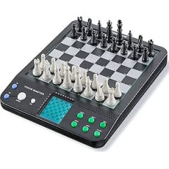 XYZLEO Chess Set Intelligent Chess Computer Adult Human Machine Interaction Electronic Chess Electronic Chess Board 3D Chess Gift for Family