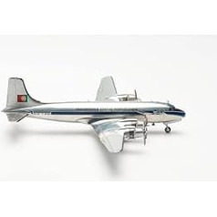 herpa 572453 Douglas DC-4 lidmašīnas modelis TAP Air Portugal CS-TSD miniatūra mēroga 1:200 kolekcionējams modelis ar parastā metāla miniatūru modeli