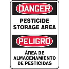 Accuform SBMCAW109VP Plastic Spanish Bilingual Sign, Legend